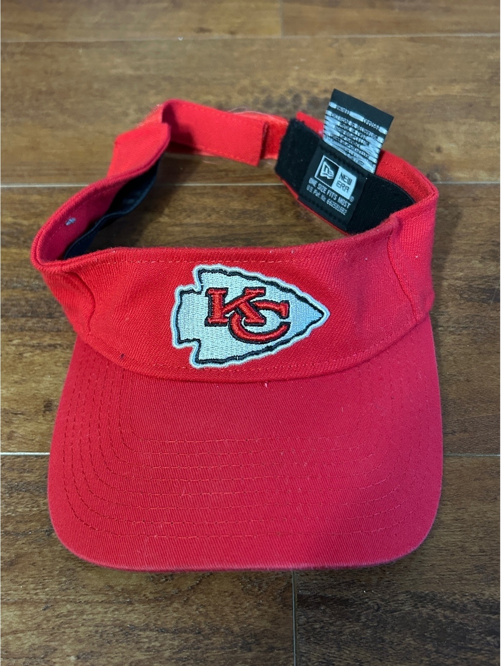 New Era Kansas City Chiefs NFL Red Visor Cap